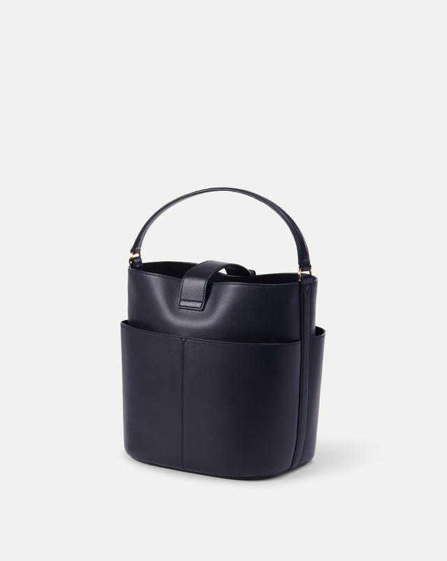 Crest Lock Bucket Bag  | Small