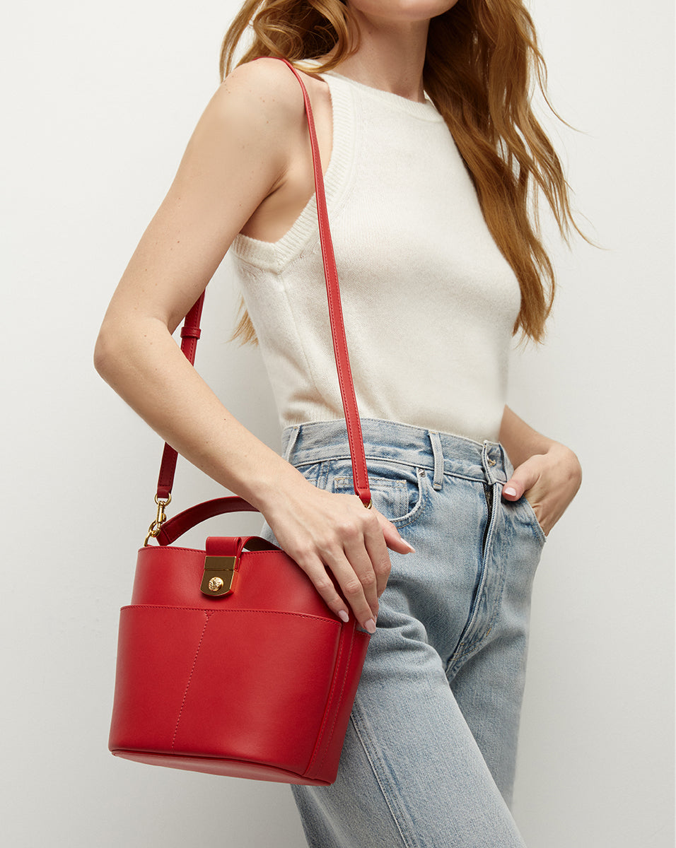 Myrick Cashmere Tank in Ivory | Veronica Beard