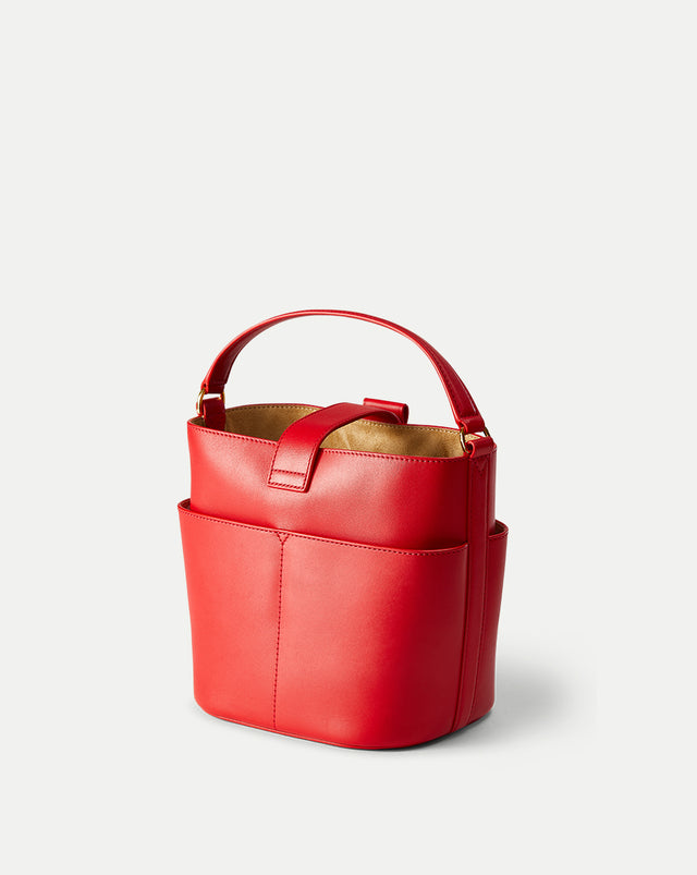 Crest Lock Basket Bag | Small