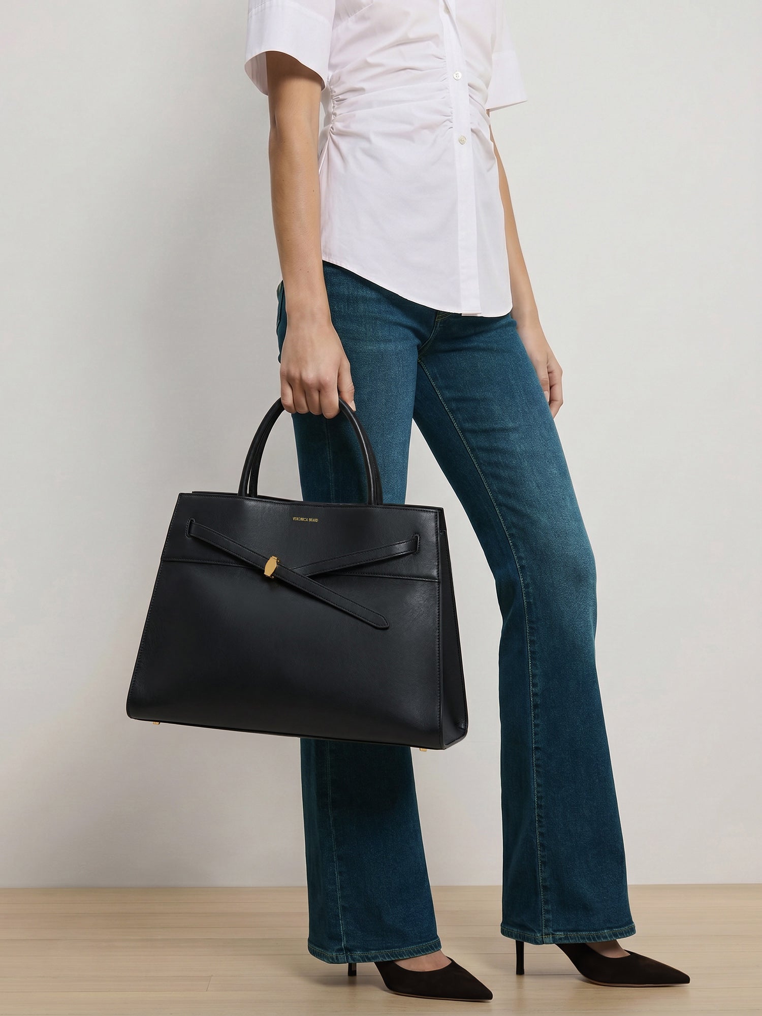 Large Dash Bag in Black | Veronica Beard