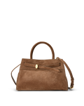 Veronica Beard Suede Dash Bag - Bark
