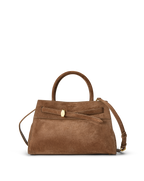 Veronica Beard Suede Dash Bag - Bark