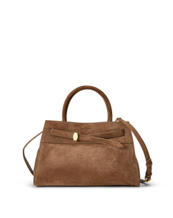 Veronica Beard Suede Dash Bag - Bark