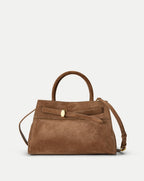 Veronica Beard Suede Dash Bag - Bark