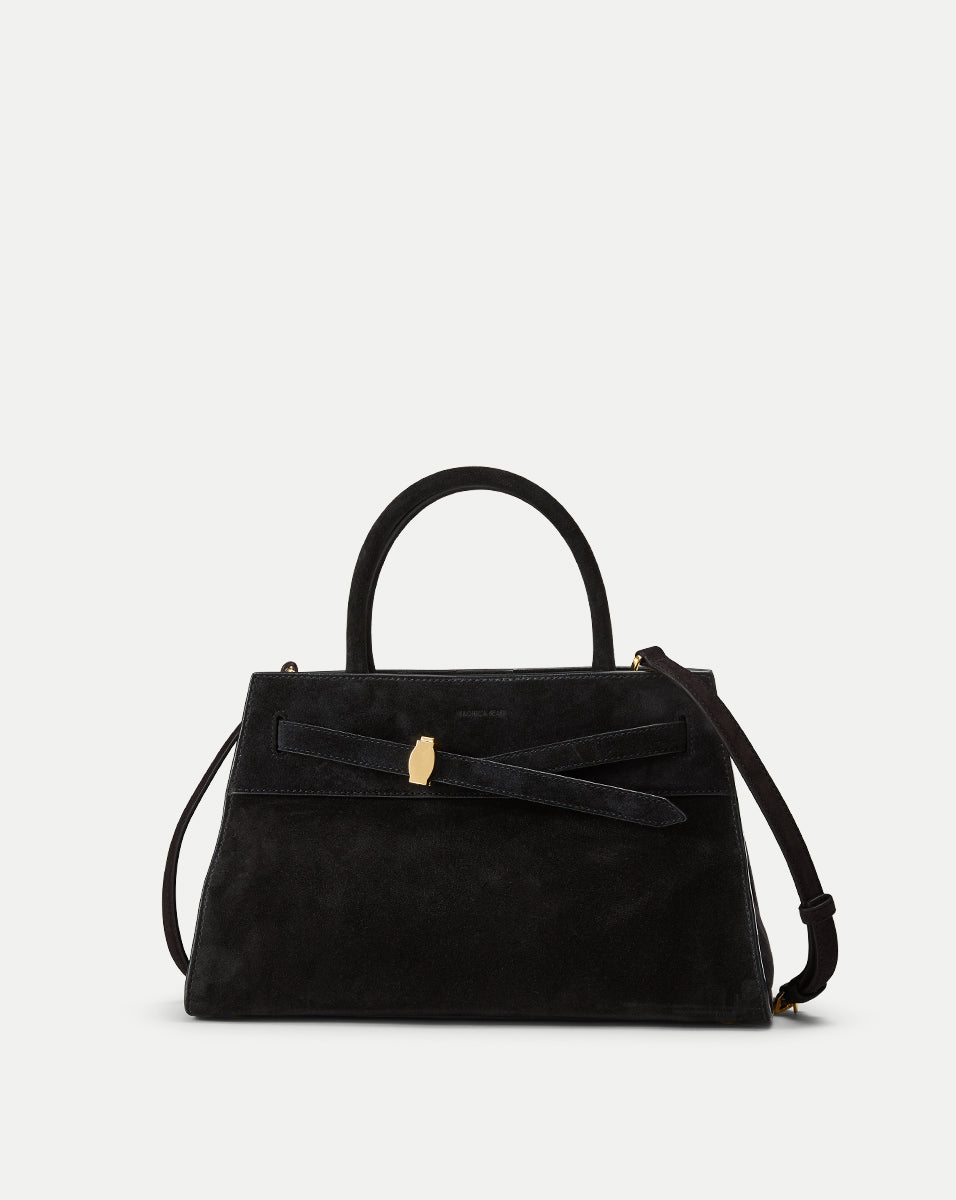 Dash Suede Bag in Black | Veronica Beard