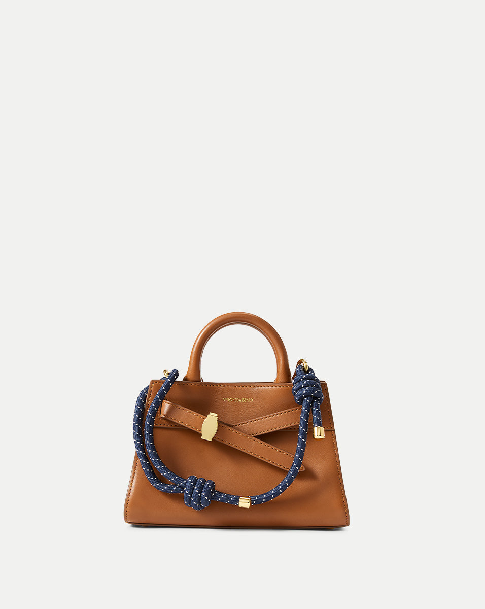 Paracord Short Bag Strap in Navy Multi | Veronica Beard