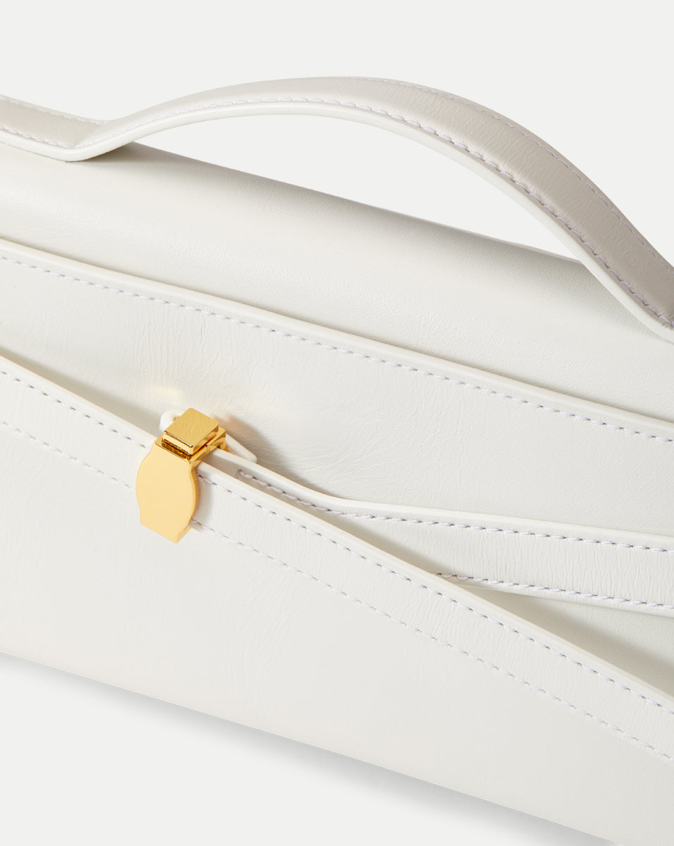 Veronica Beard Dash Clutch in Off-White | Veronica Beard