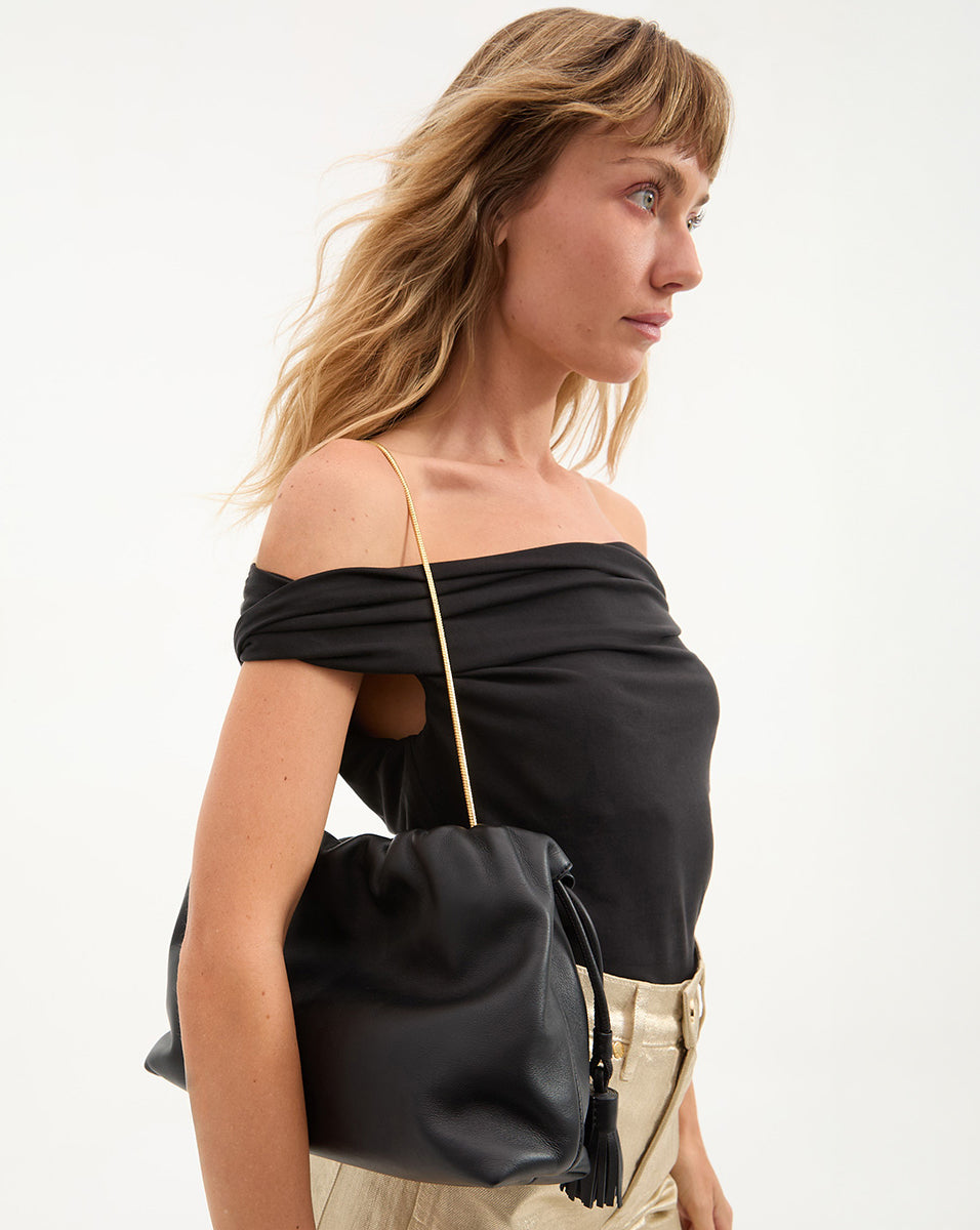 Veronica Beard Stash Bag in Black | Veronica Beard