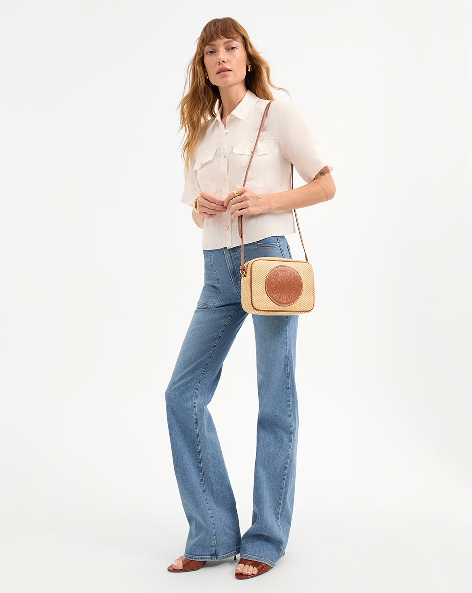 ココスヤシ Calzoleria Toscana 4551 Crocodile Driving Shoes Denim