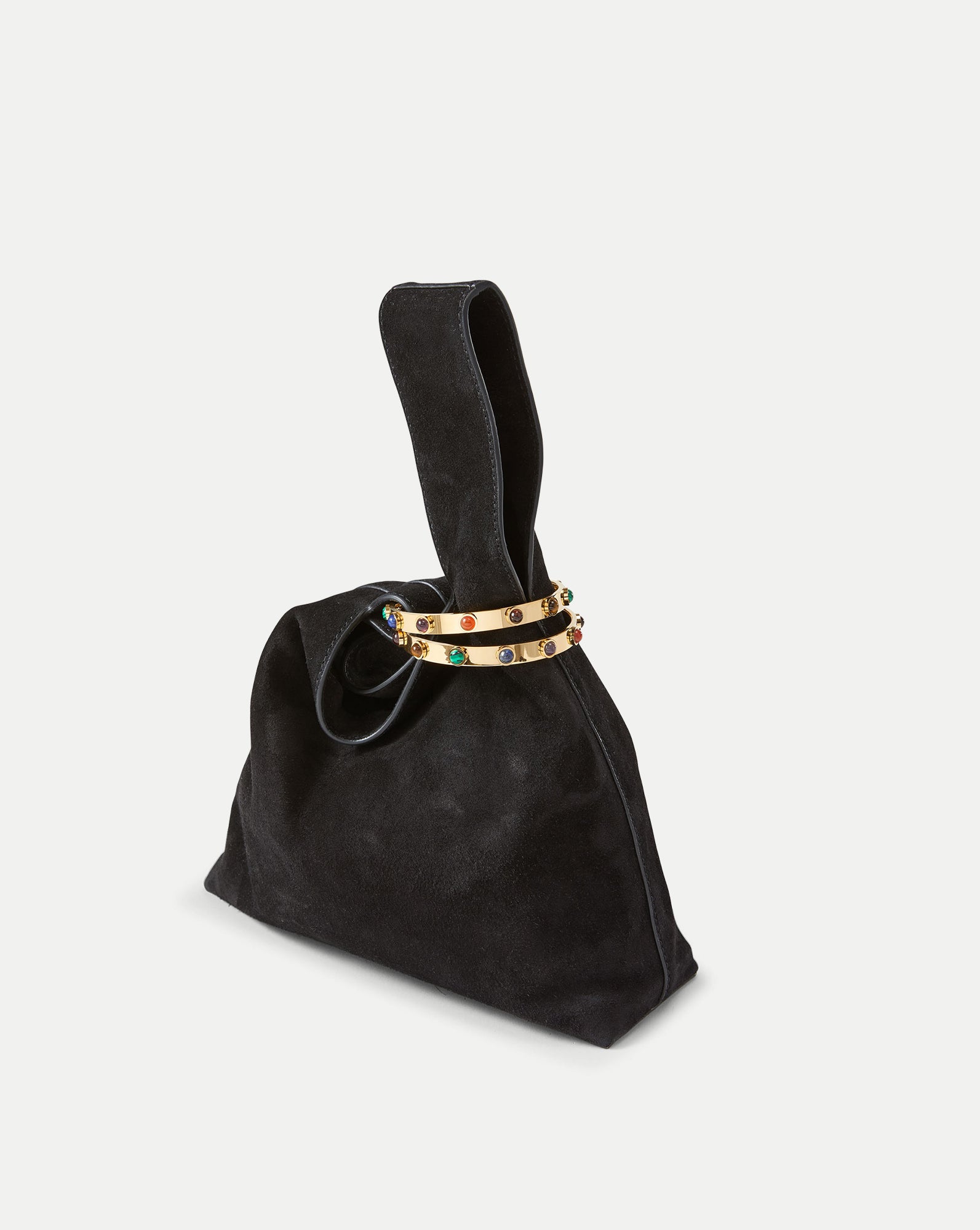 VERONICA オフショルダー Small Crest Lock Trap Bag in Stone Army | Veronica Beard
