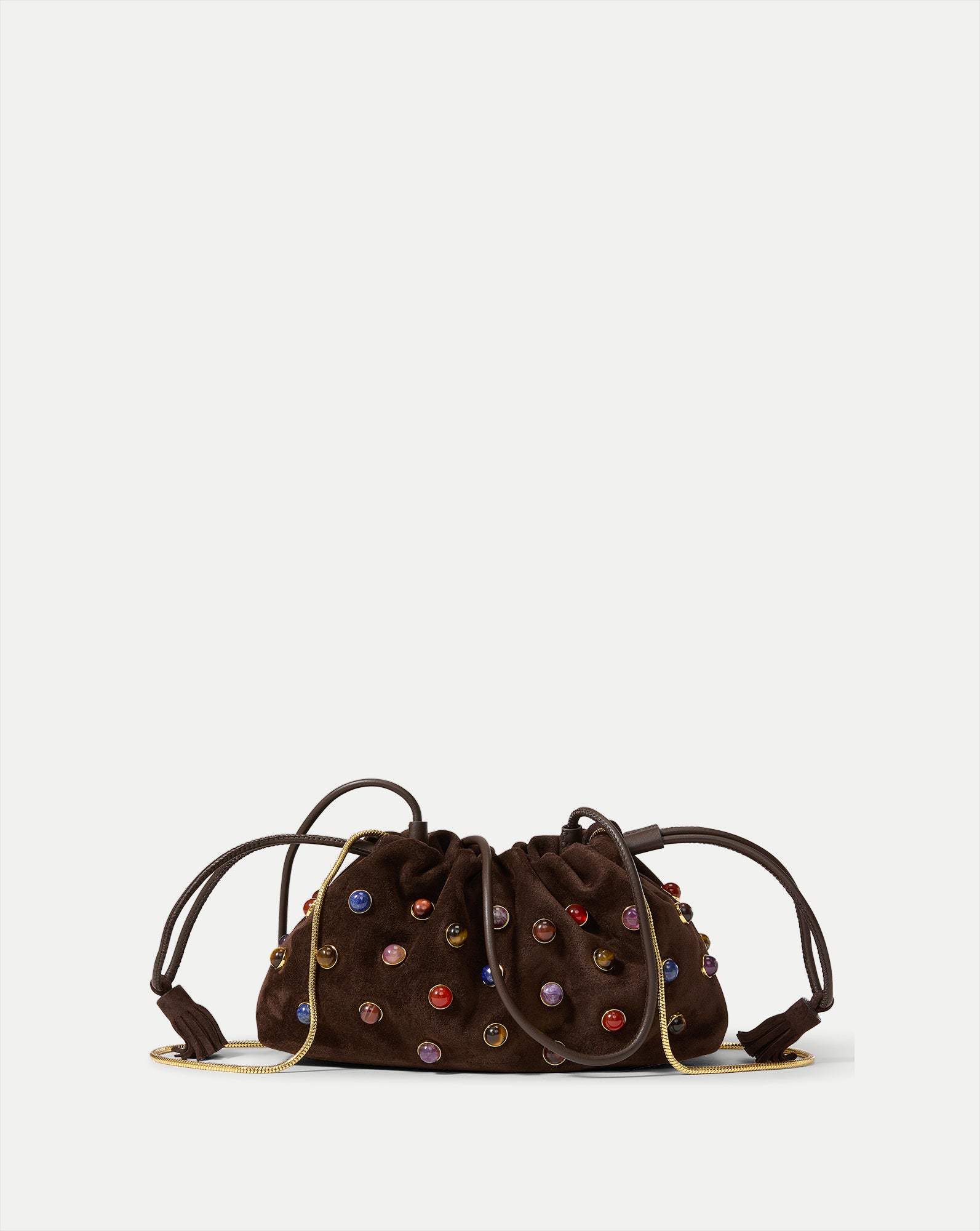 Veronica Beard Small Embellished Veronica Beard Stash Bag - Espresso