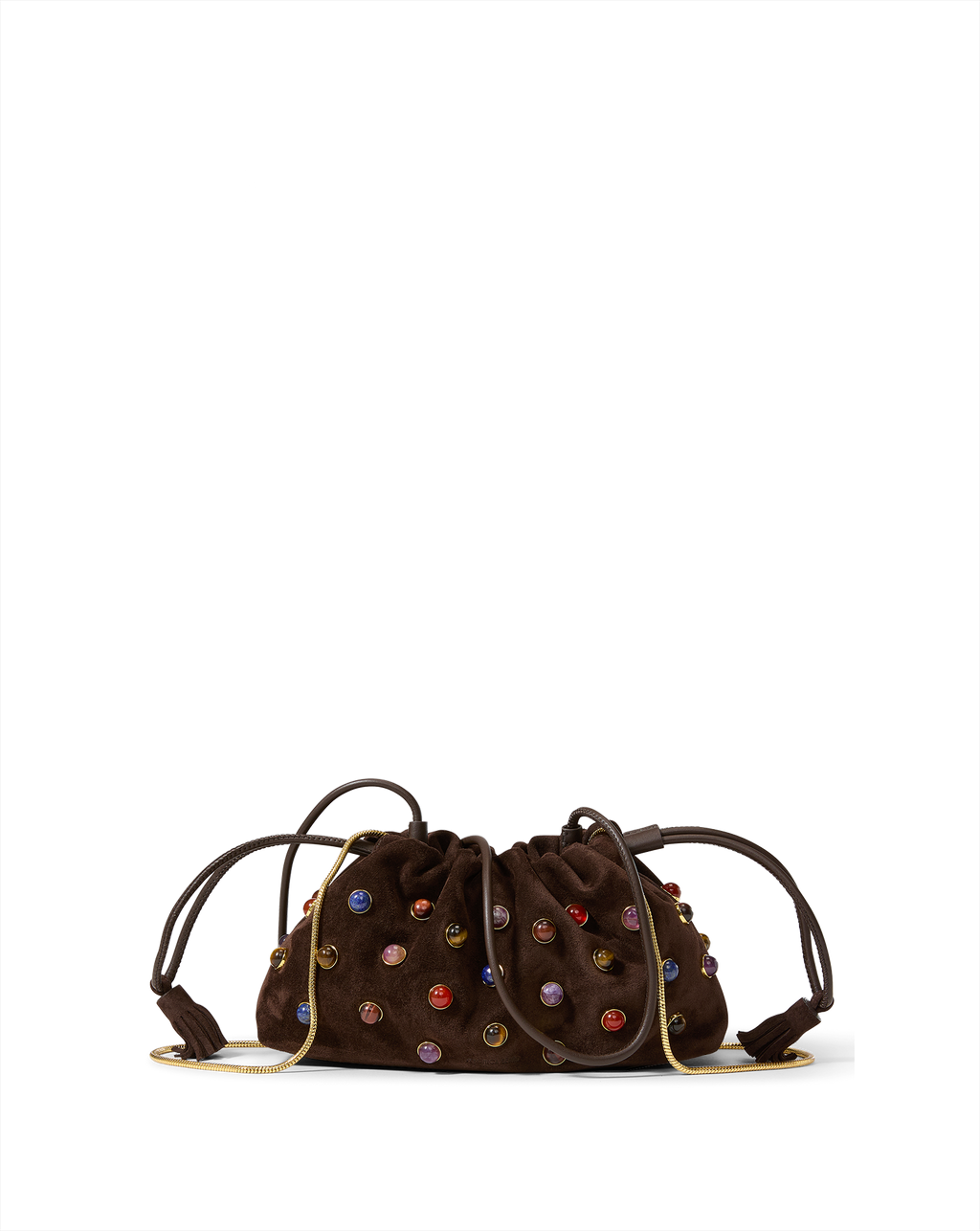 Veronica Beard Small Embellished Veronica Beard Stash Bag Espresso