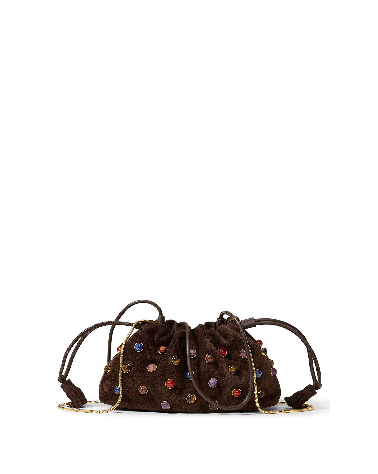 Veronica Beard Small Embellished Veronica Beard Stash Bag Espresso