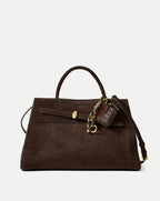 Veronica Beard Croc-Embossed Zip Pouch Bag Charm