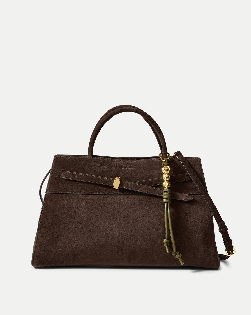 Veronica Beard Vegan Leather Beaded Bag Charm