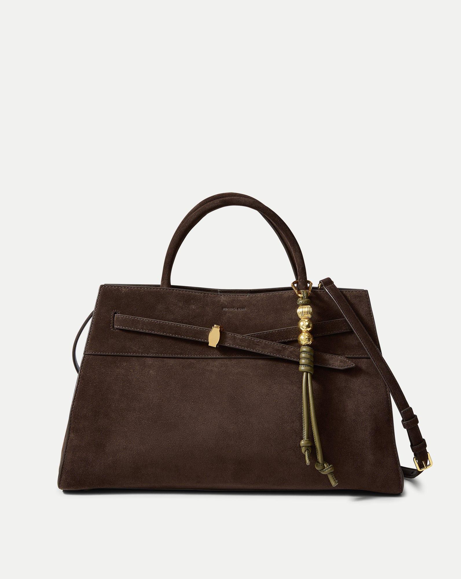 Veronica Beard Vegan Leather Beaded Bag Charm