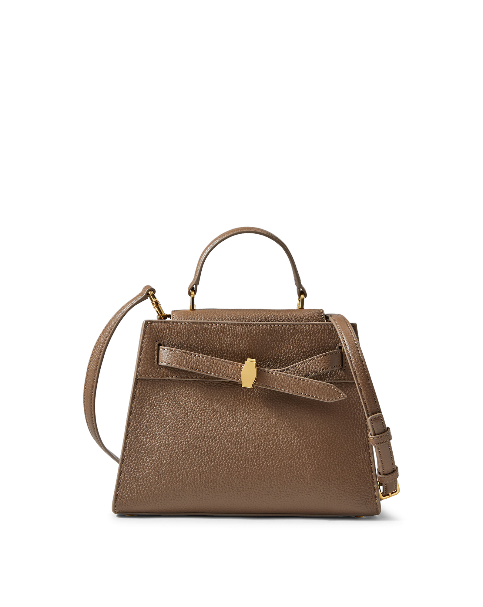Veronica Beard Dash Top-Handle Bag in Light Brown Bark | Veronica