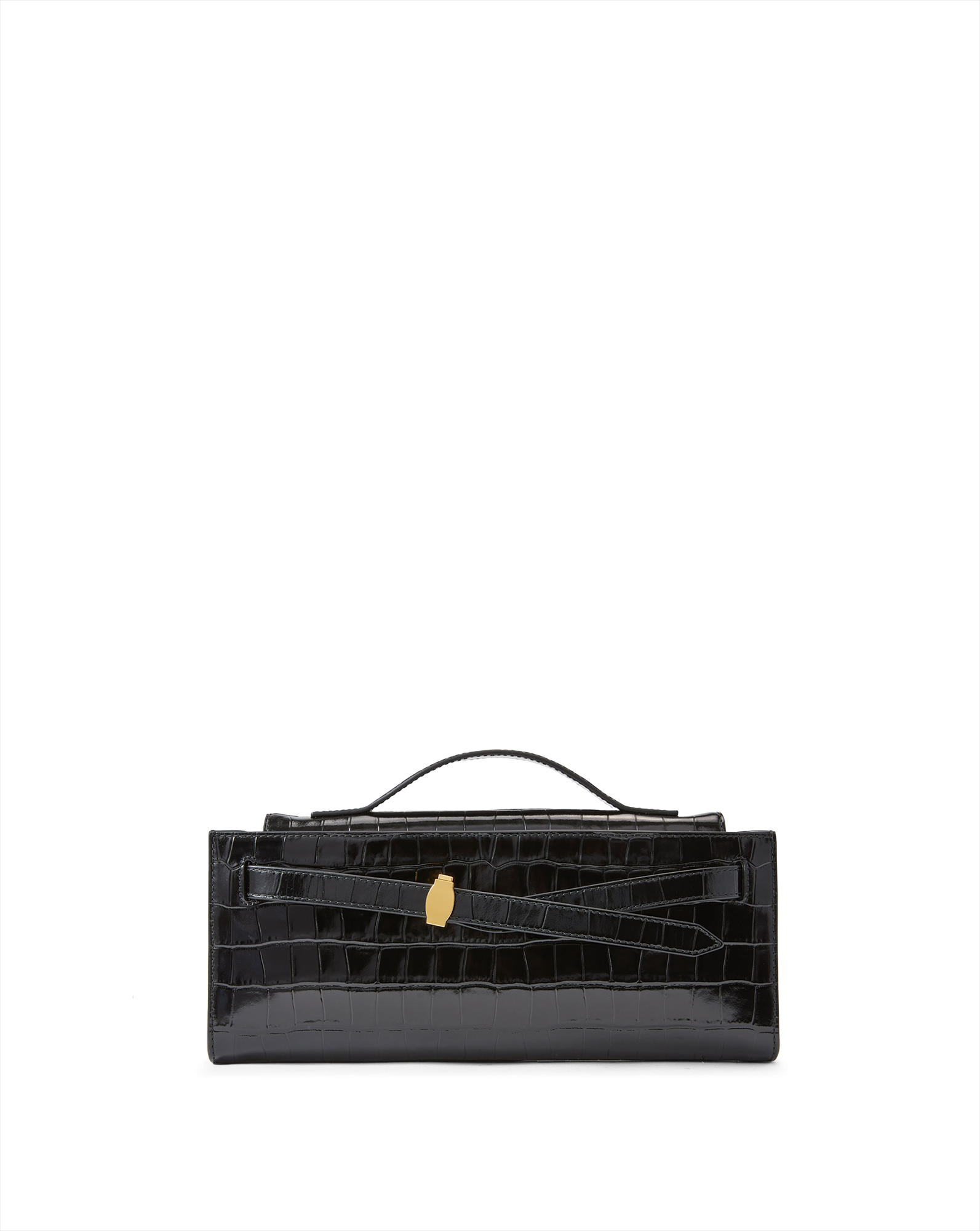 Veronica Beard Veronica Beard Dash Clutch Black Croc