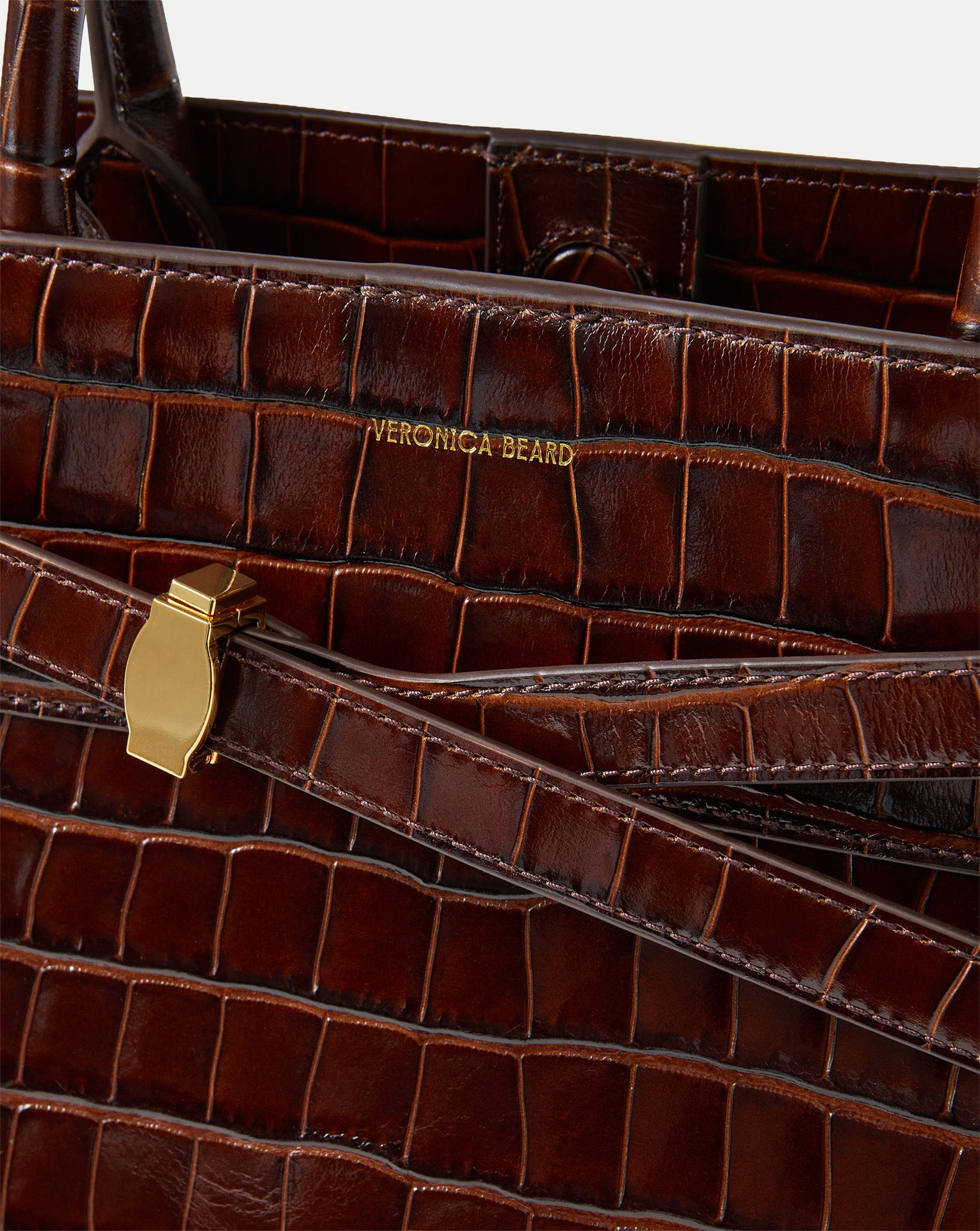 Veronica Beard Dash Bag in Brown Chestnut | Veronica Beard