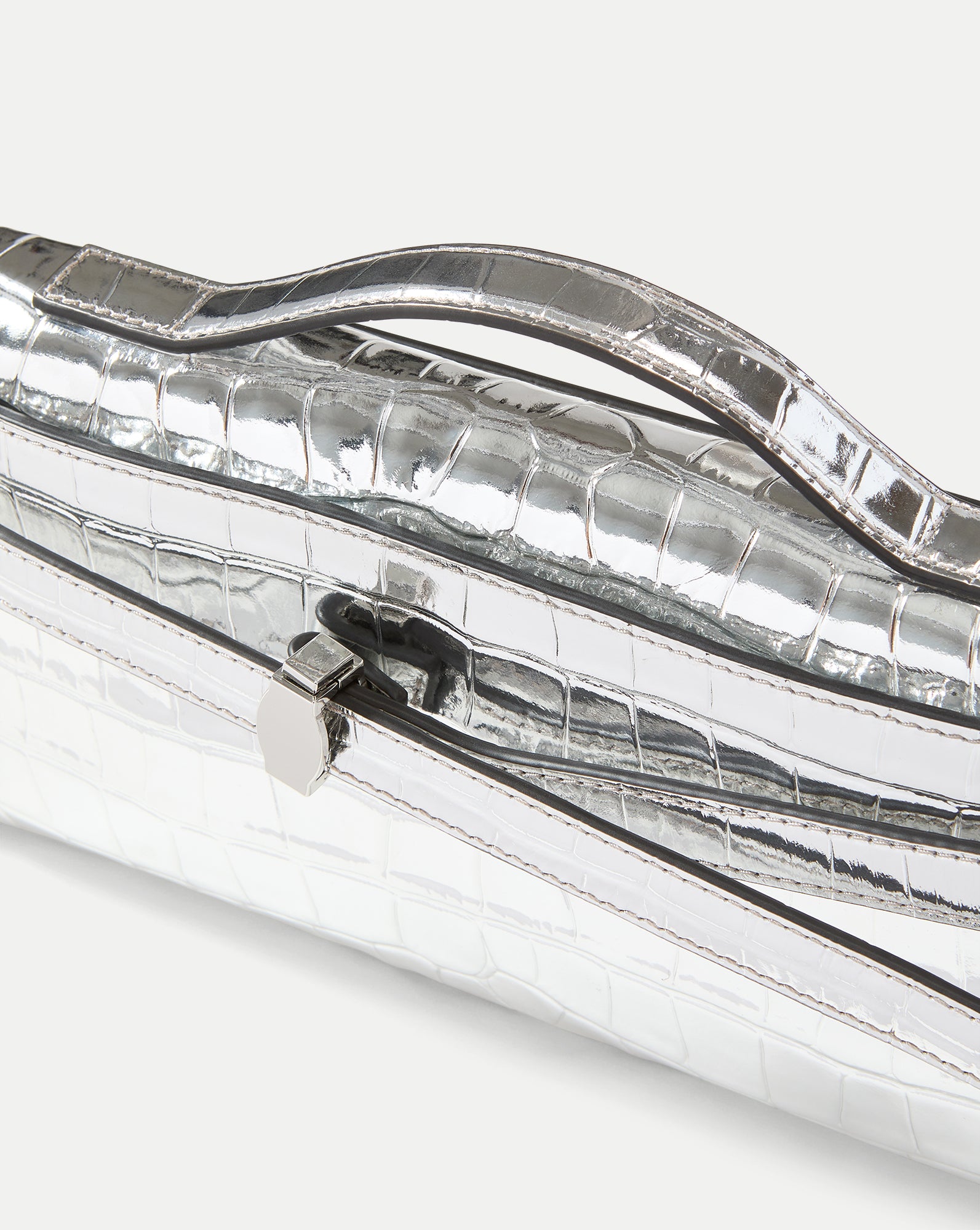 Veronica Beard Dash Clutch in Silver | Veronica Beard