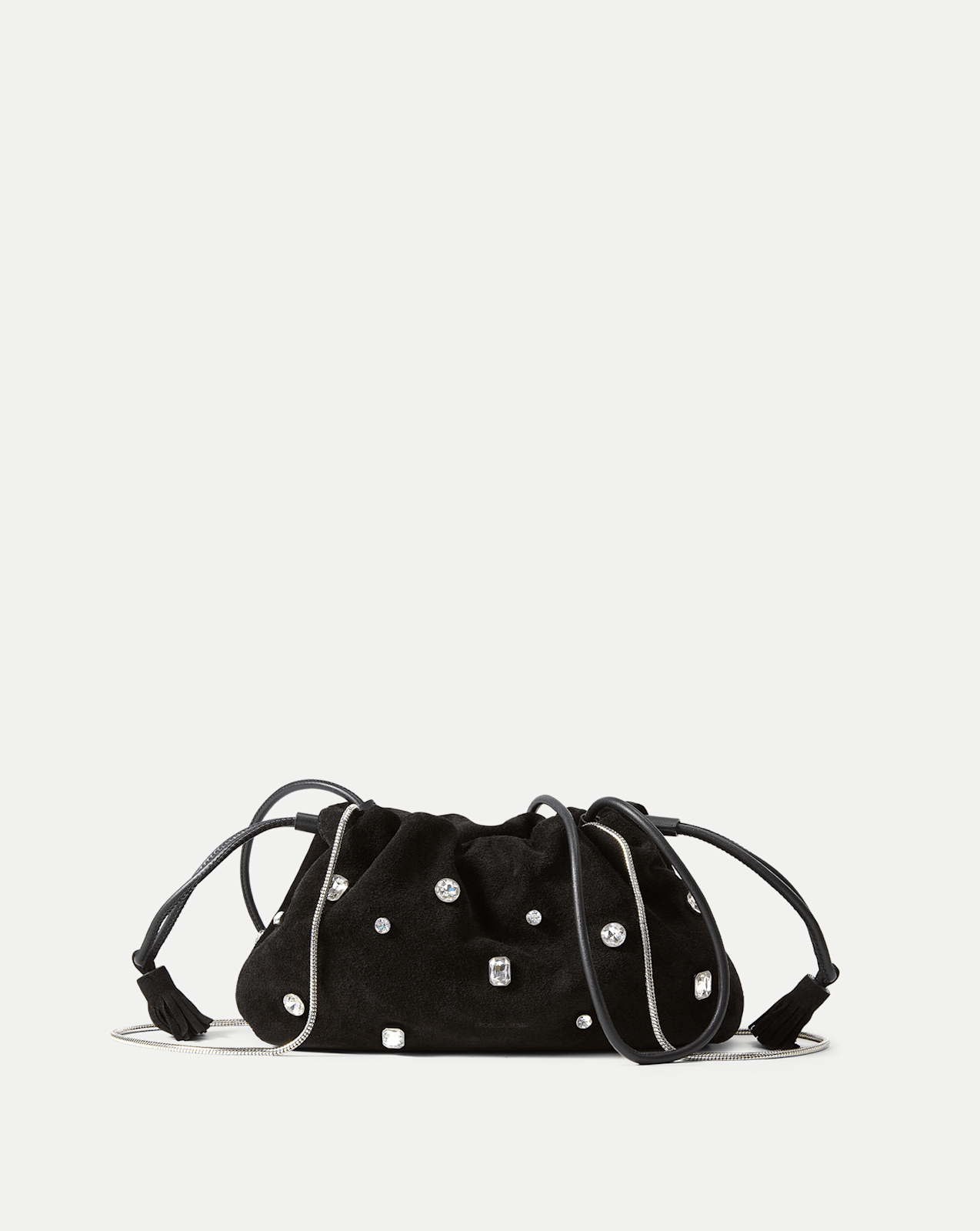 Veronica Beard Small Crystal Veronica Beard Stash Bag - Black