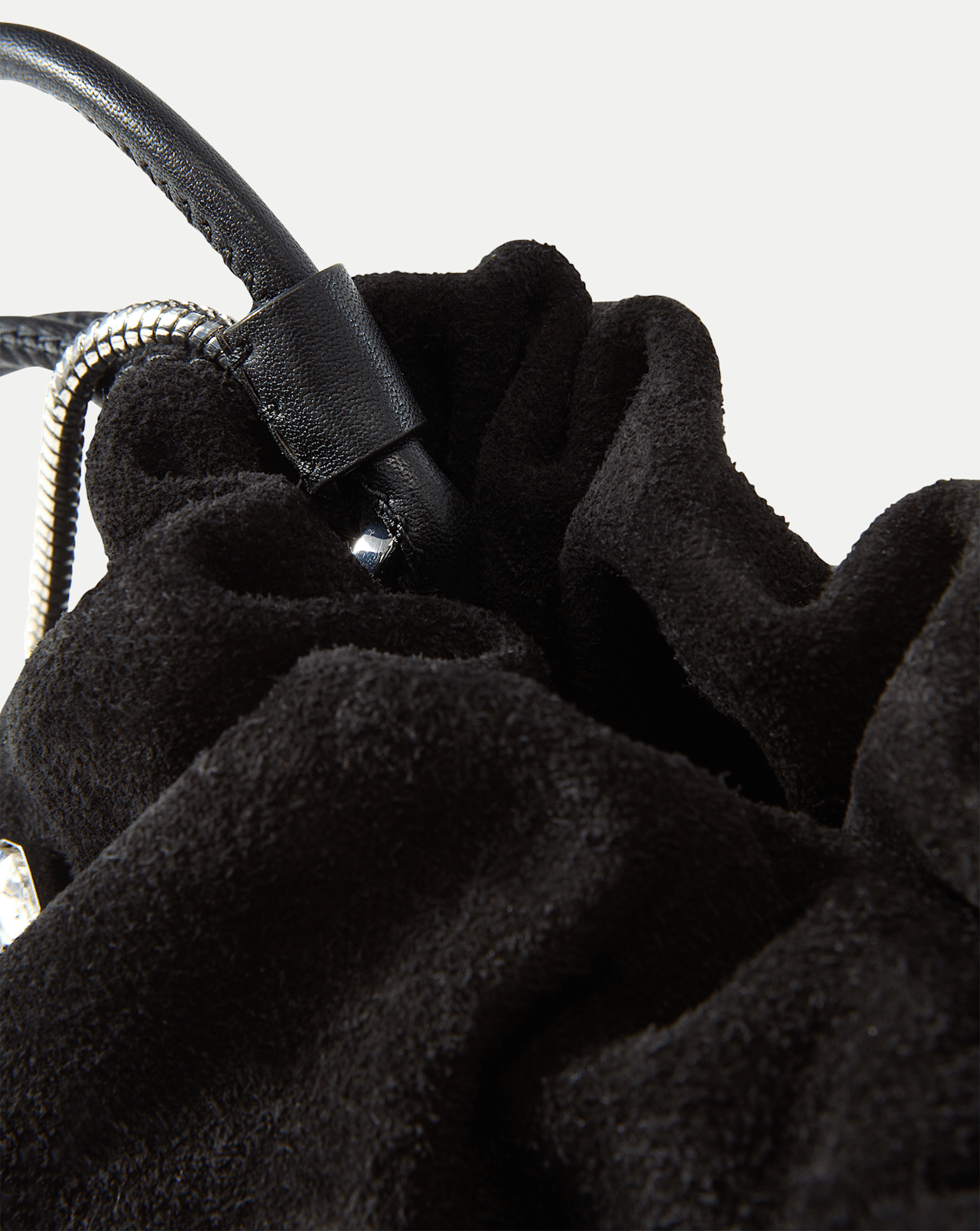 Small Crystal Veronica Beard Stash Bag in Black | Veronica Beard