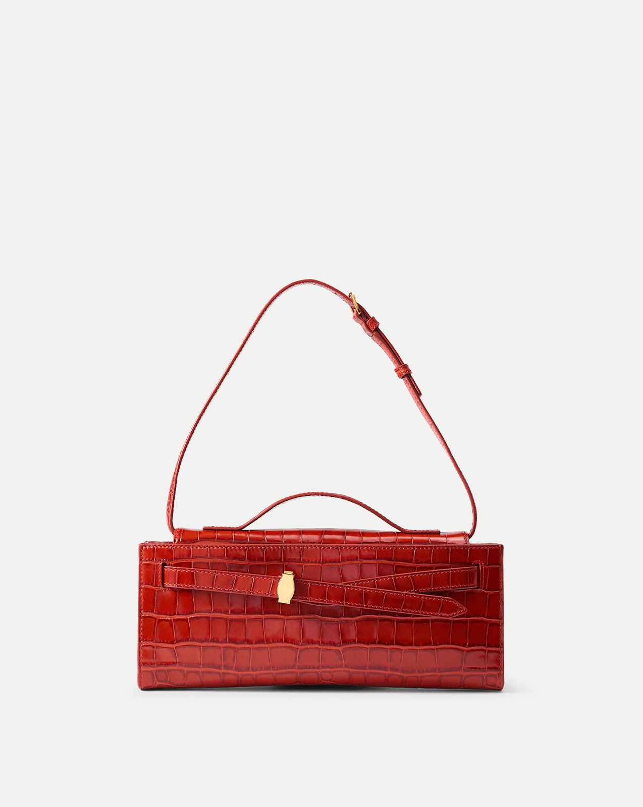 Veronica Beard Dash Clutch in Carnelian Red | Veronica Beard