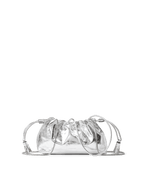 Veronica Beard Small Metallic Veronica Beard Stash Bag Silver