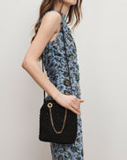 Veronica Beard Small Veronica Beard Macramé Slouch Bag
