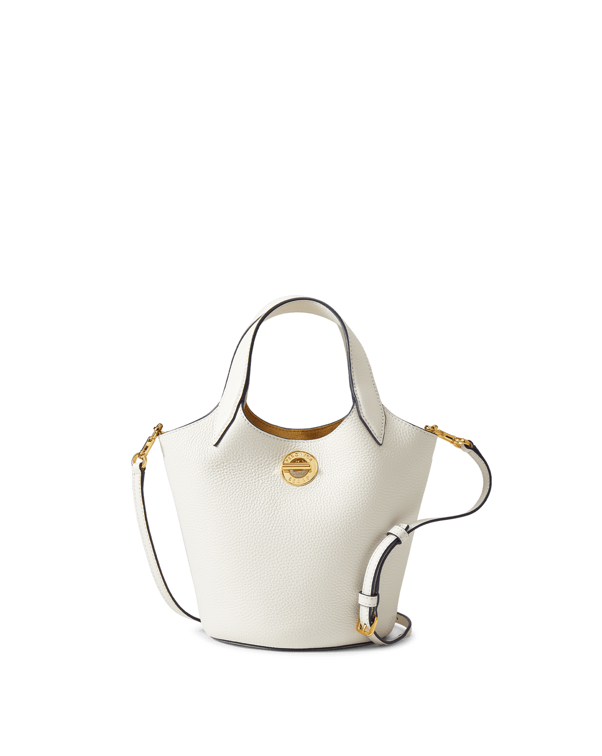 Anchor Top-Handle Bag in Off White Leather | Veronica Beard