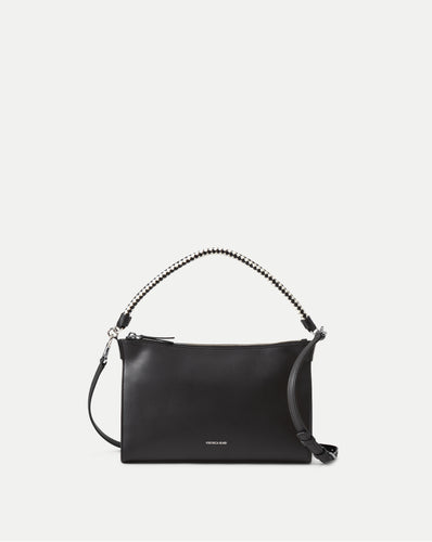 Veronica Beard Small Vida Shoulder Bag in Black