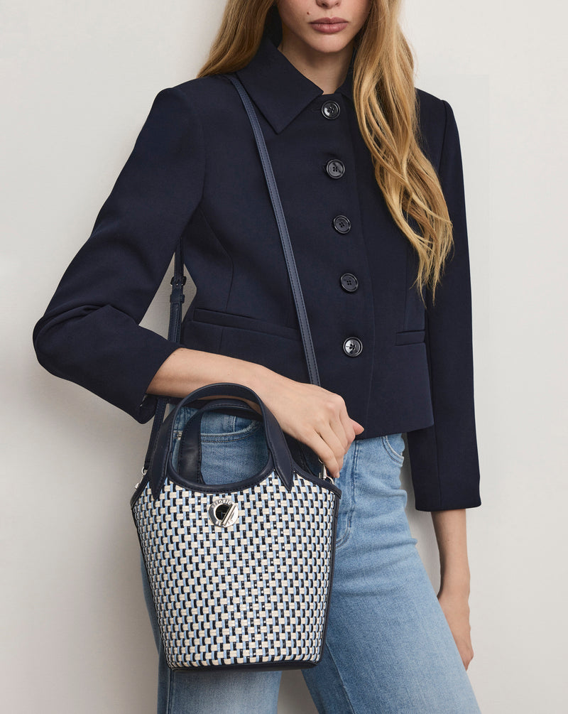 Veronica Beard Woven Anchor Bag