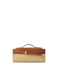 Veronica Beard Veronica Beard Raffia Dash Clutch Hazelwood/Natural