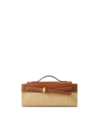 Veronica Beard Veronica Beard Raffia Dash Clutch Hazelwood/Natural