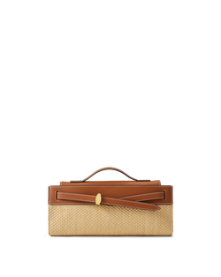 Veronica Beard Veronica Beard Raffia Dash Clutch Hazelwood/Natural