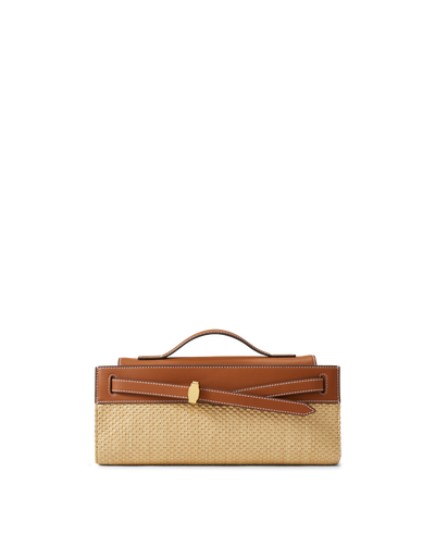 Veronica Beard Veronica Beard Raffia Dash Clutch Hazelwood/Natural