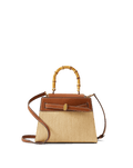 Veronica Beard Veronica Beard Raffia Dash Top-Handle Bag Hazelwood/Natural
