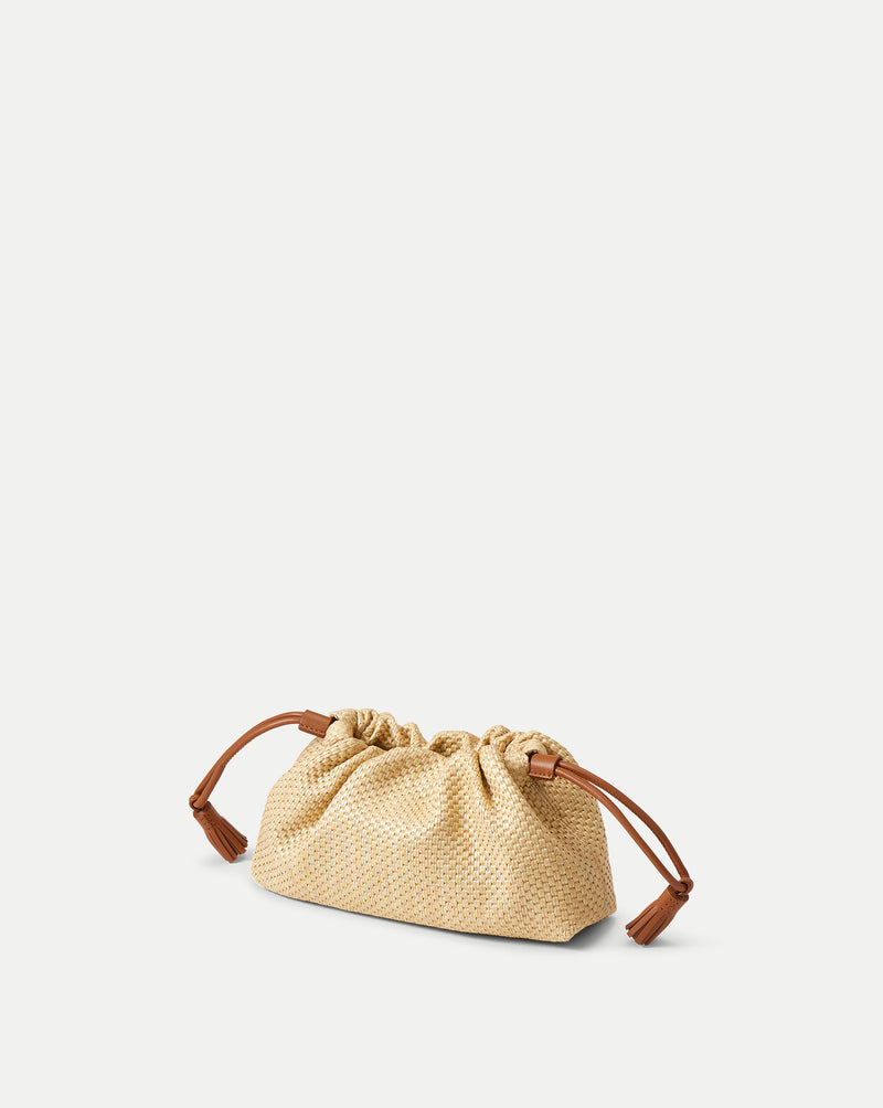 Veronica Beard Small Veronica Beard Raffia Stash Bag