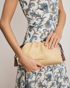 Veronica Beard Small Veronica Beard Raffia Stash Bag