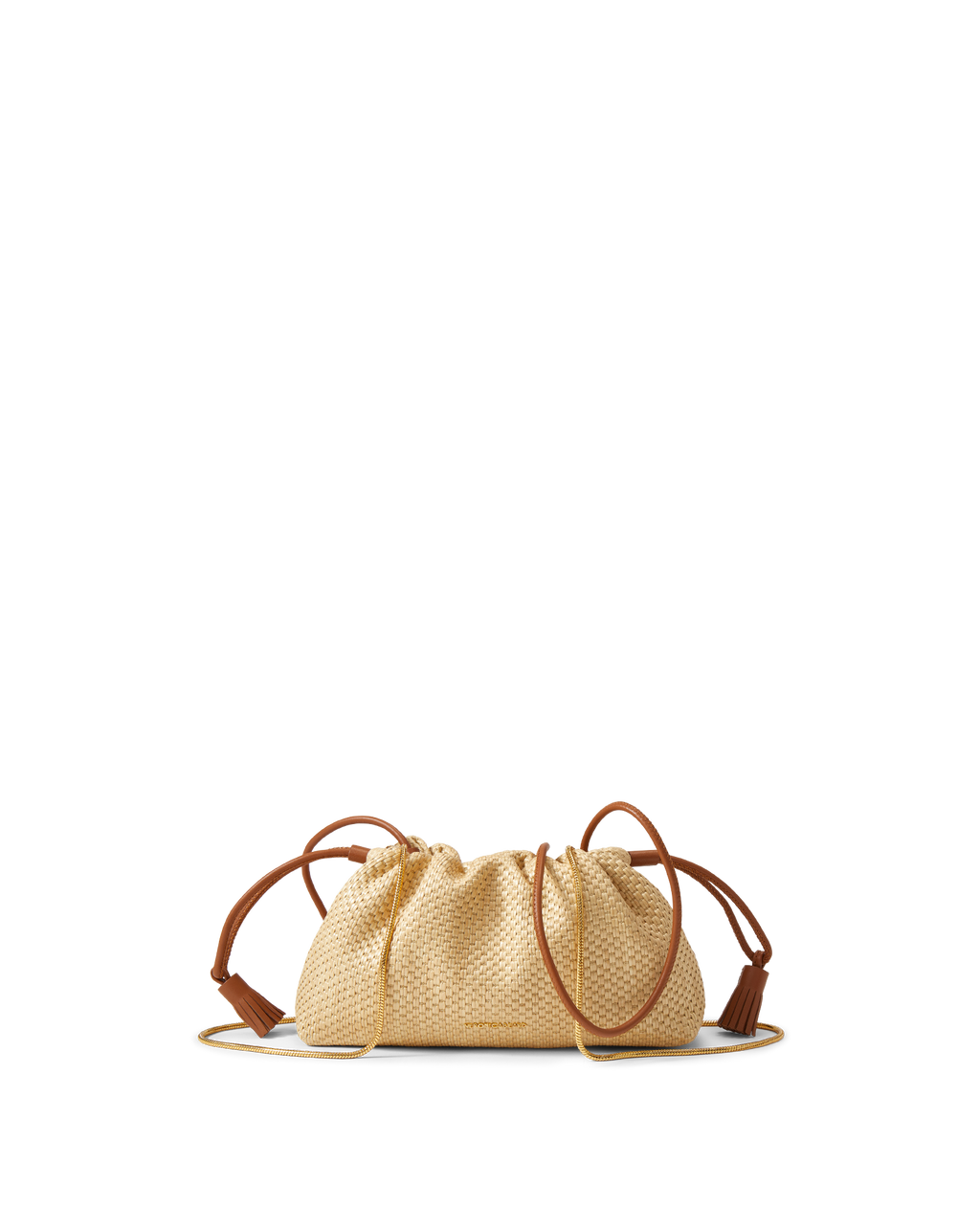 Veronica Beard Small Veronica Beard Raffia Stash Bag Hazelwood/Natural