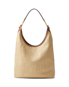 Veronica Beard Jour Raffia Bag Hazelwood/Natural