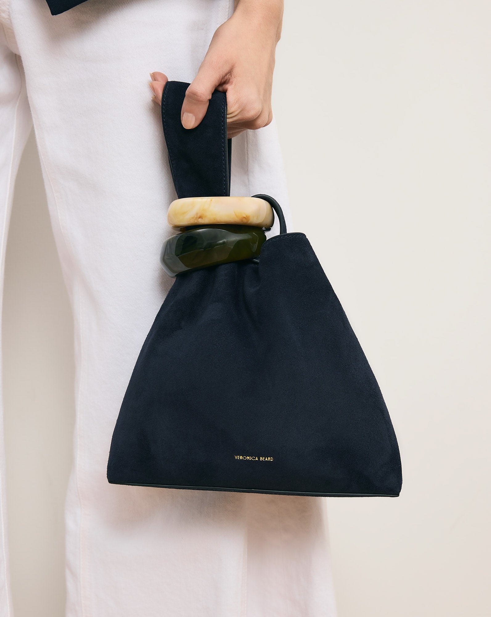 Veronica Beard Swing Clutch in Navy | Veronica Beard