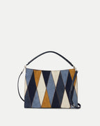 Veronica Beard Patchwork Bag - Blue Multi