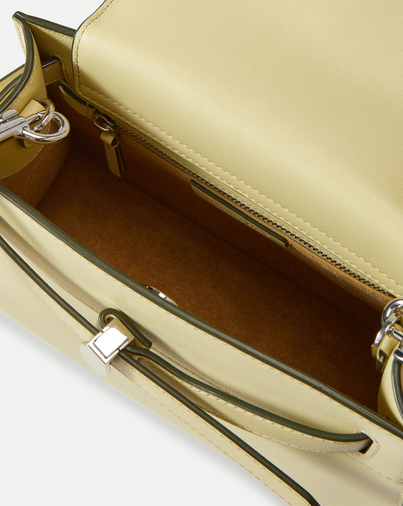ポチカンパパ Veronica Beard Dash Top-Handle Bag in Pistachio | Veronica Beard