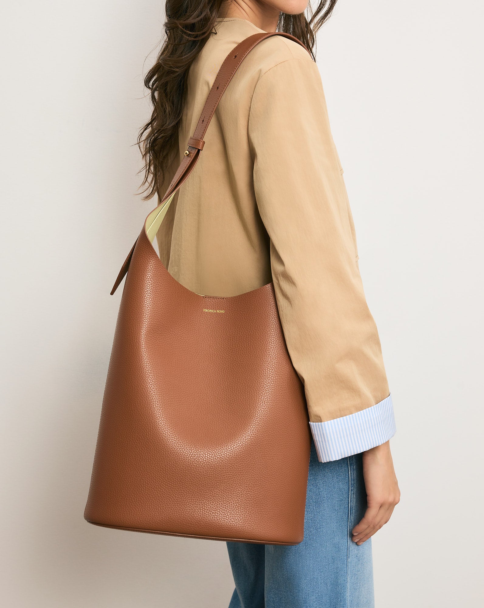Large Loop Bag in Hazelwood/Pistachio | Veronica Beard