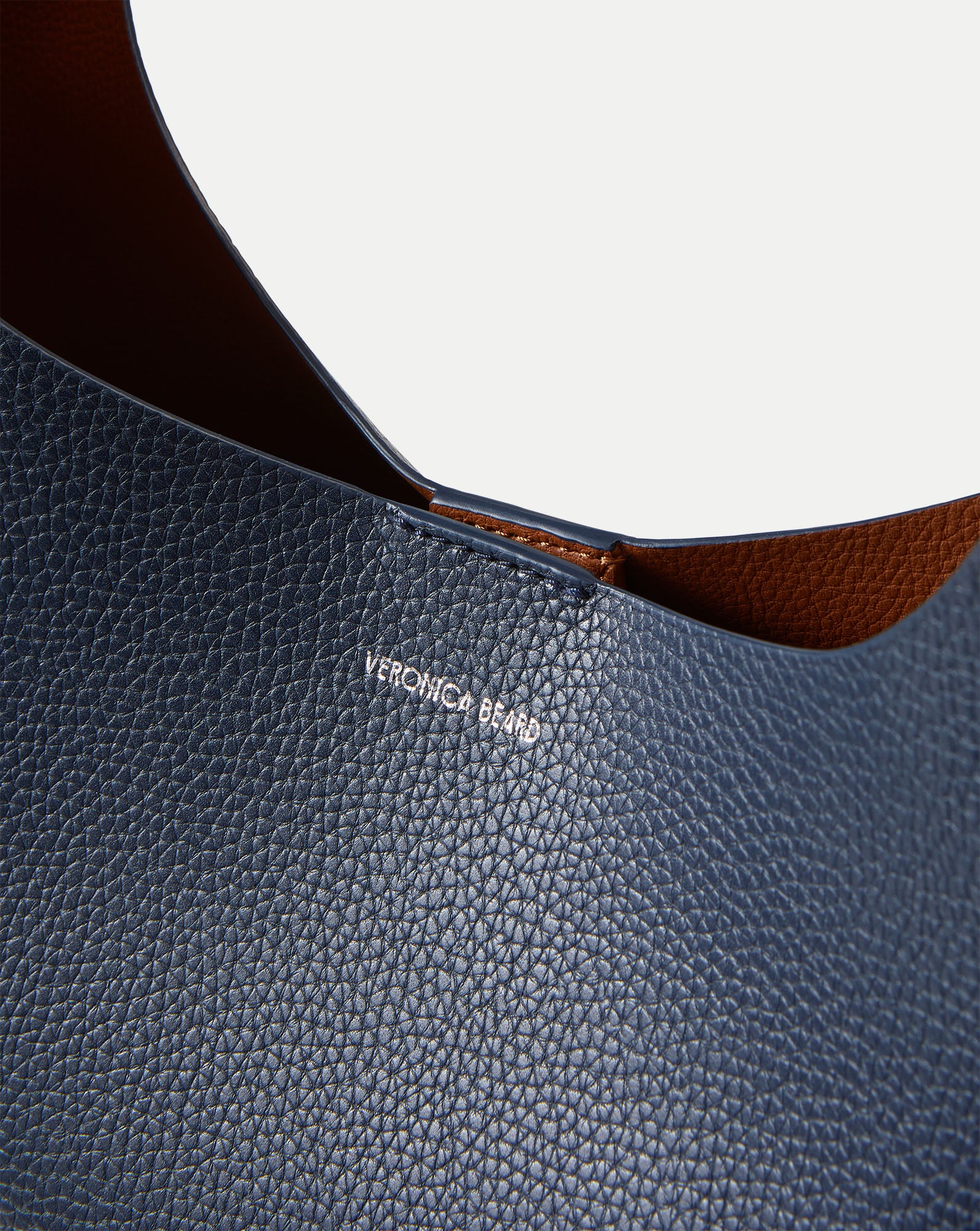 Large Loop Bag in Navy/Hazelwood | Veronica Beard