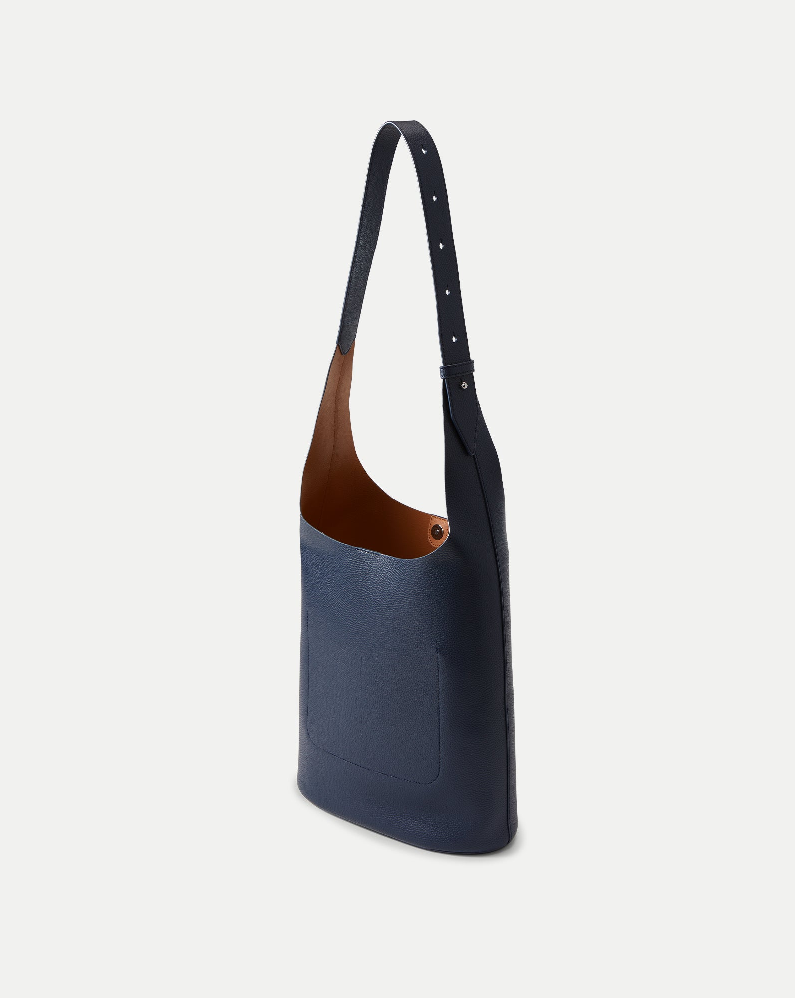 Large Loop Bag in Navy/Hazelwood | Veronica Beard