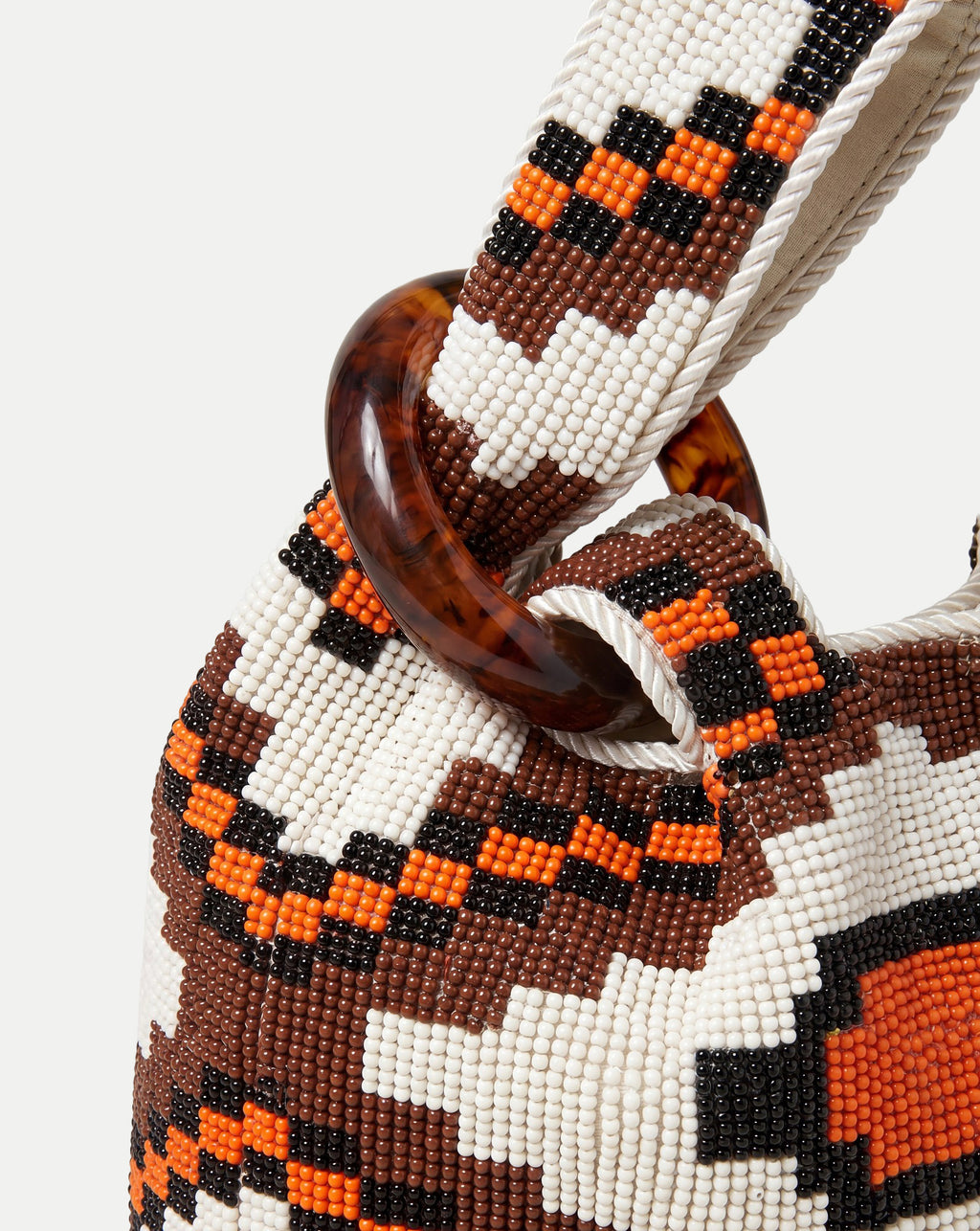 Veronica Beard Beaded Veronica Beard Swing Clutch - Orange Multi