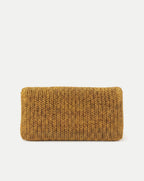 Veronica Beard Raffia Anchor Clutch - Gold