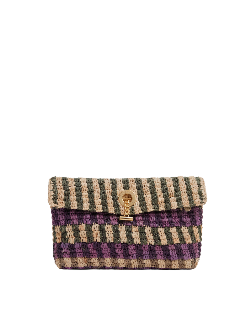Raffia Anchor Clutch